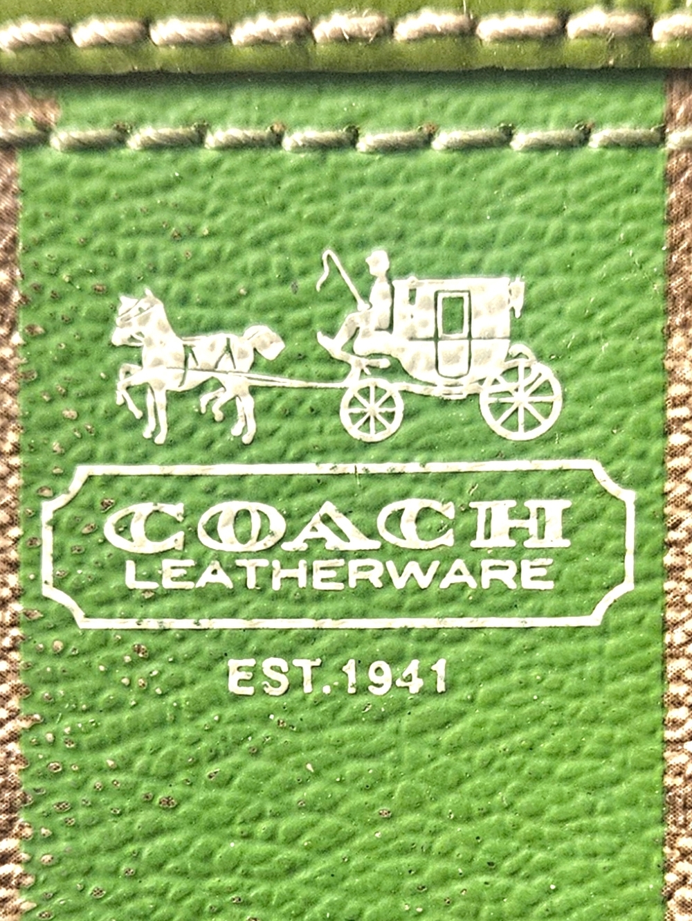 Coach Est. 1941 Heritage Signature Small Zip Wallet - Picture 3 of 12